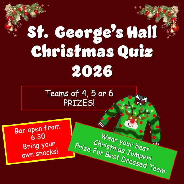 St Georges Hall Christmas Quiz